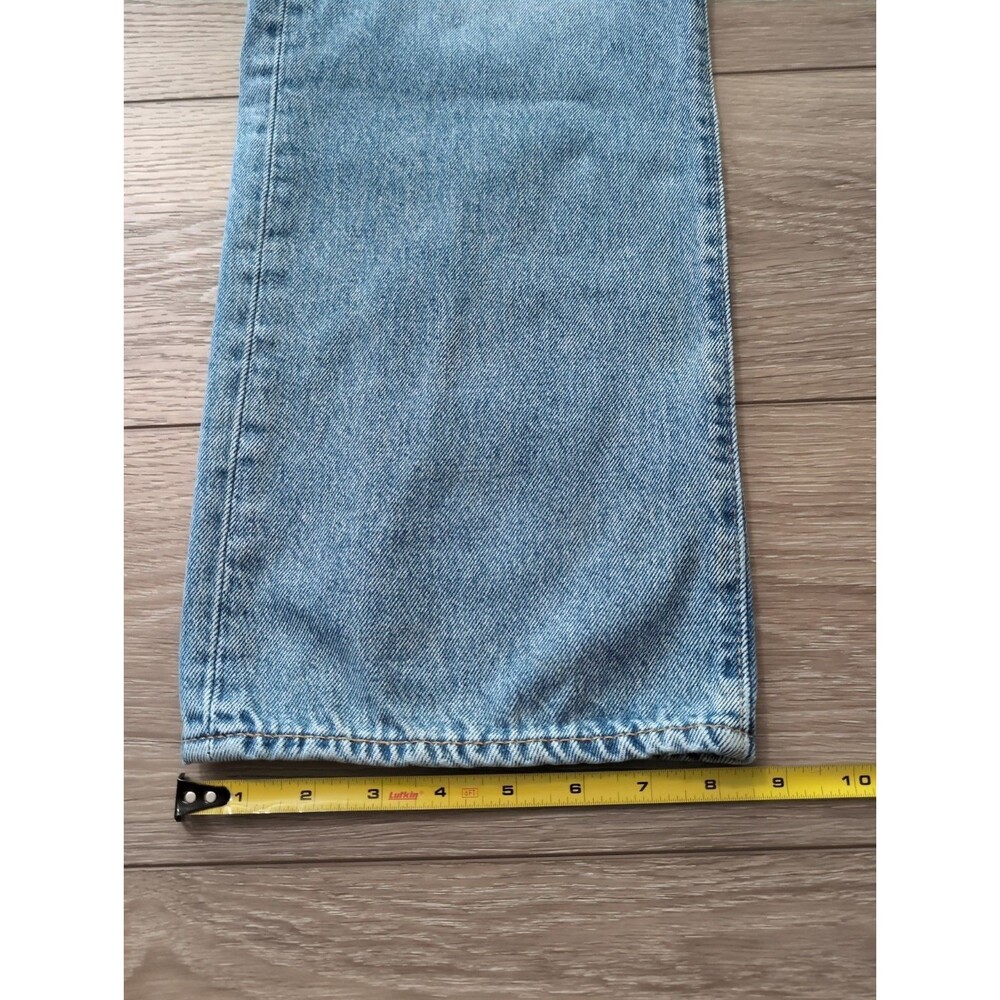 LEVI'S 501 BUTTON FLY JEANS  MEN'S SIZE 38x32(36x32 Actual )BLUE DENIM  EUC - Picture 15 of 15